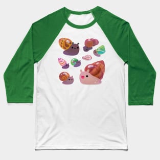 Land snail Baseball T-Shirt